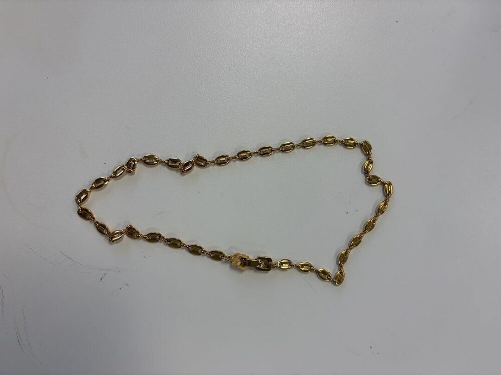 Givenchy Vintage Gold Tone Chunky Link Chain Necklace